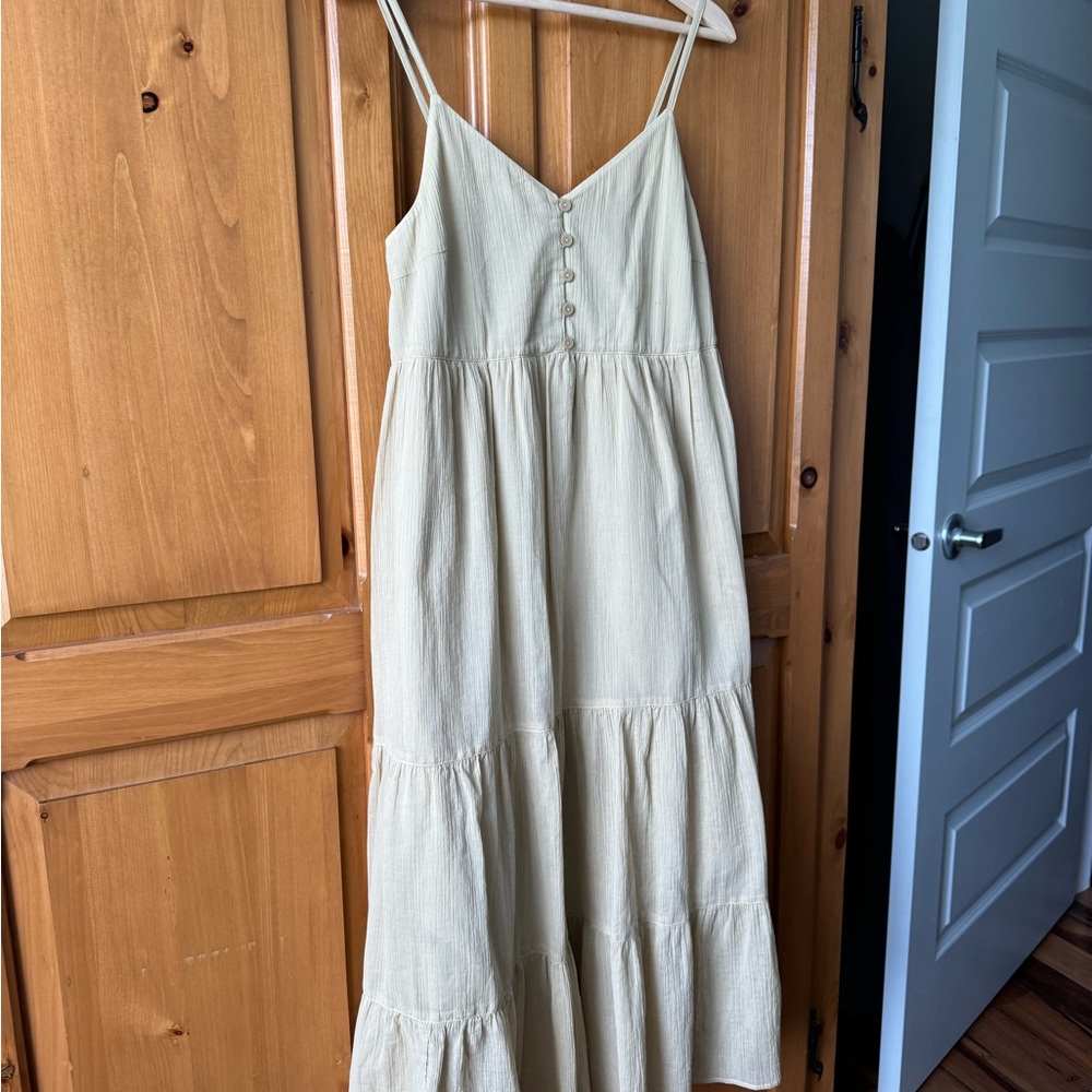 Uniqlo yellow Sleeveless Maxi Sundress